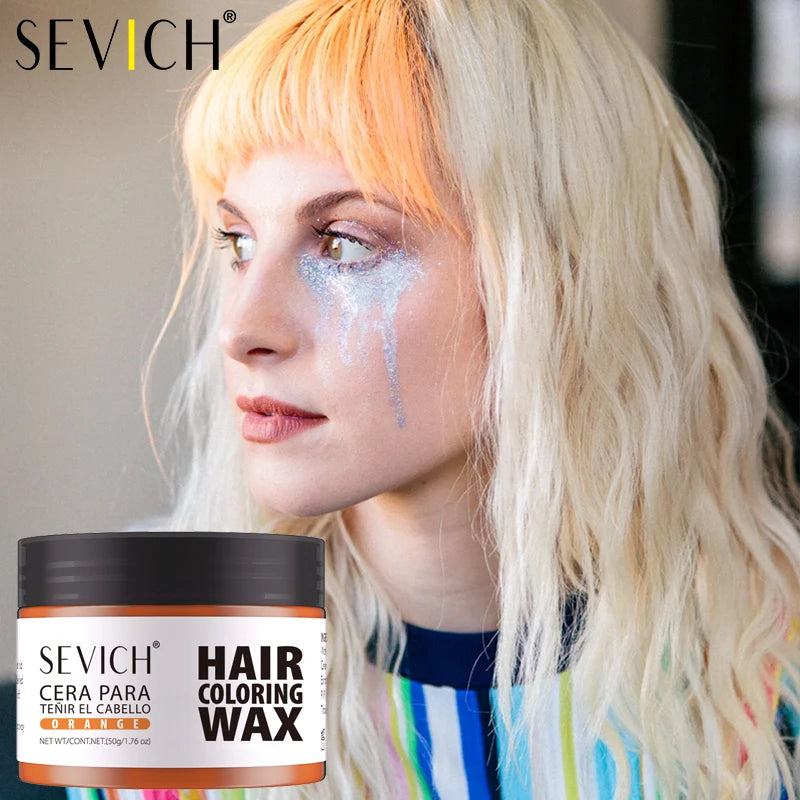 13 Colors One Time Hair Color Wax Easy To Wash Diy Long Lasting Hair Dye Mud Easy To Wash Party Hair Mud Kids Hair Colour Cream