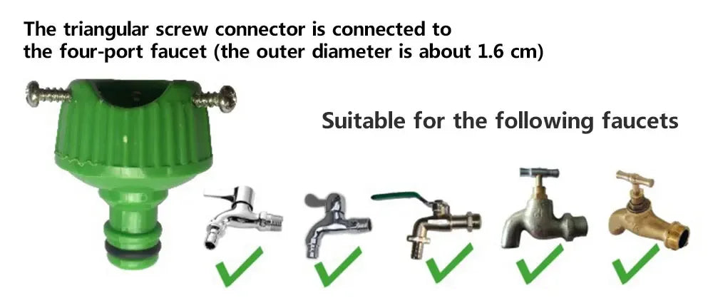 Expandable Garden Hose (25–125 ft) – Lightweight Hose w/ 7-Function Spray Nozzle