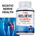 Relieve Sciatica Capsules - Reduce Joint Pai,Restore Mobility, Balance Inflammation,Support Nerve & Bone Health - 120 Capsules ﻿