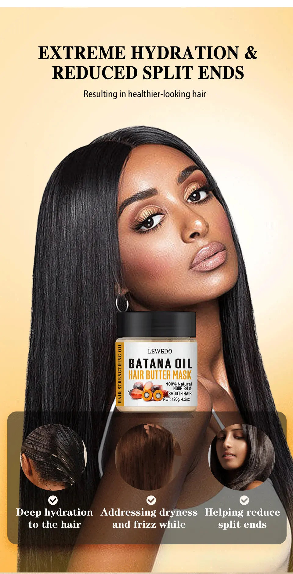 100% Pure Batana Hair Care Oil – Scalp Nourish & Anti-Breakage (30ml)