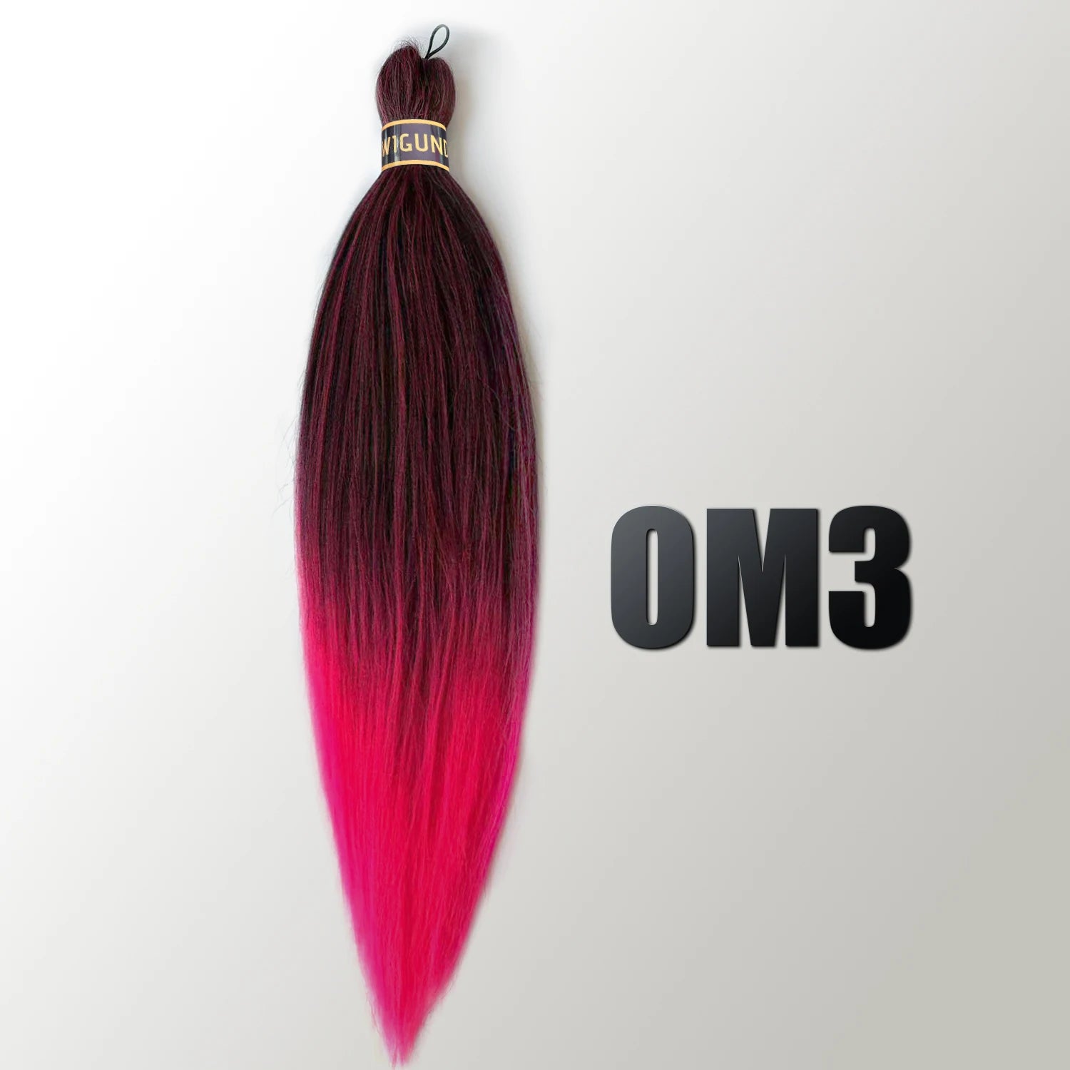 Wigundle Pre-Stretched Braiding Hair — EZ Crochet Yaki Straight (Flame-Retardant Kanekalon)