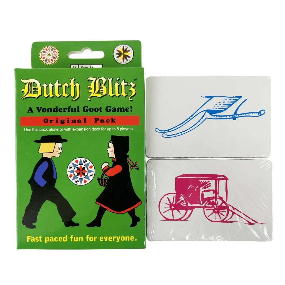 Dutch Blitz The Original Fast Paced Card Game Contains 160 Card Quick And Easy To Learn Great Family Game Fun For Everyone For 2