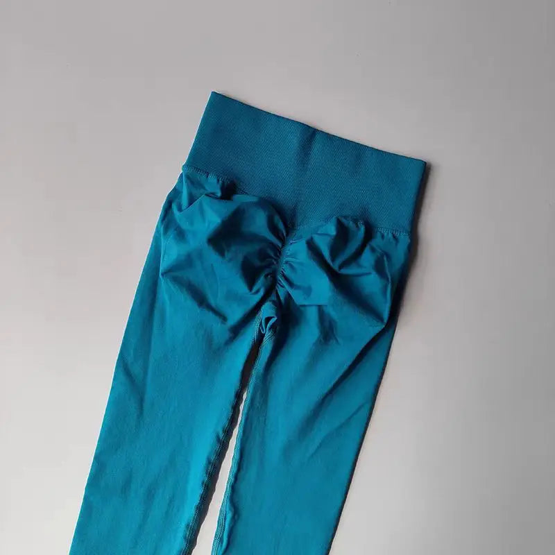 Seamless High-Waist Yoga Leggings – Push-Up Hip Lift Fit