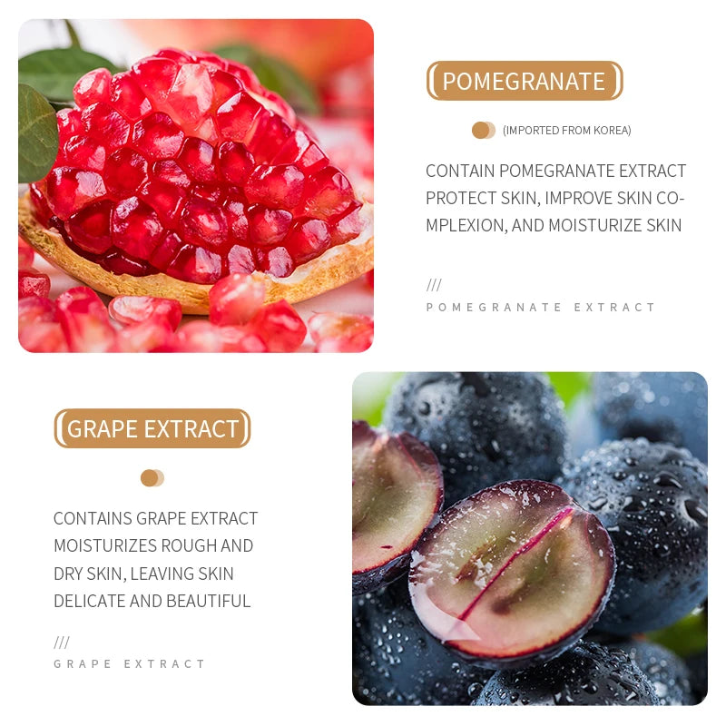 BIOAOUA Rice Puree Rejuvenating and Moisturizing six-piece Set Whitening Firming Anti-aging Beauty Facial Skincare Set