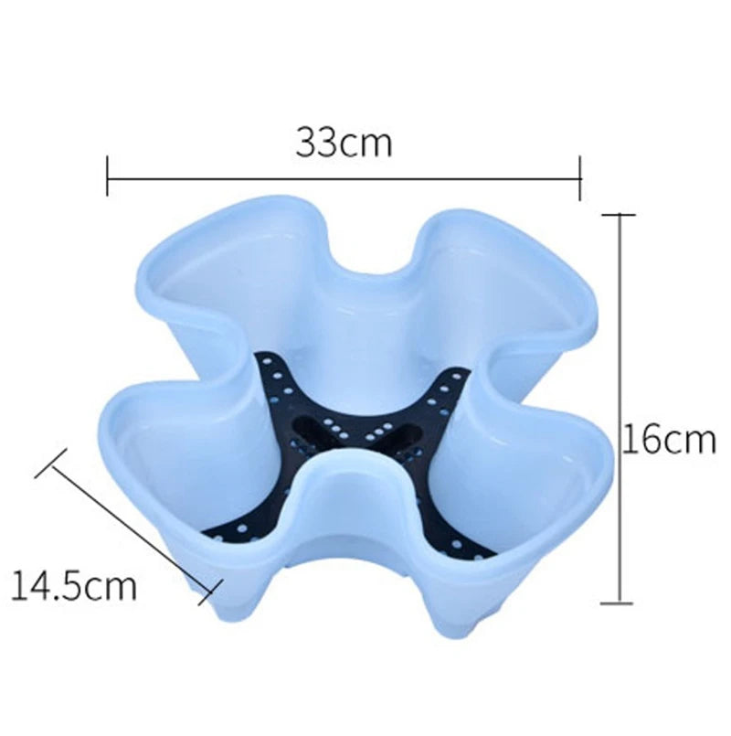 DIY Garden Vertical Planter — Stackable Tower with Movable Tray (PP Plastic)