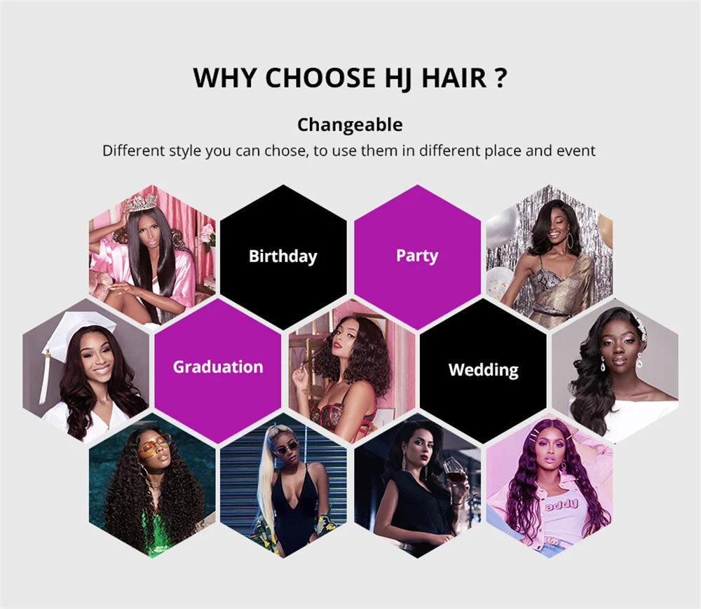 Loose Deep Wave HD Lace Wig — 13×6 / 13×4 / 360, up to 300% Density, 40–46"