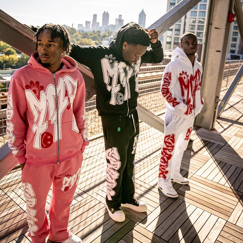 High Street Y2K zip up hoodie women Gothic 90s Print Hoodie kawaii streetwear Sweatshirt Vintage clothing Punk Loose Hip Hop