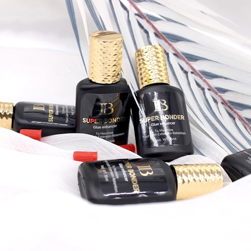 1 Bottle IBeauty Super Bonder Banana Primer Fake Eyelash Extension Fast Dry Long Lasting Korea Booster Strong Adhesive Supplies
