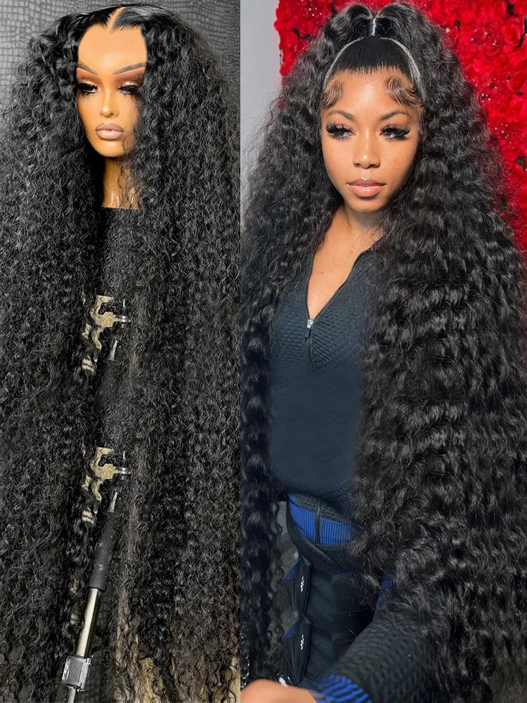 HJ WEAVE BEAUTY HD Loose Deep Wave Lace Wig — 13×6 / 13×4 / 360, up to 40–46", 180–300% Density (Remy)