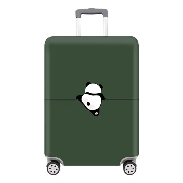 Hot Thick Elastic World Luggage Protective Cover Zipper Suit for 18-32 Inch Bag Suitcase Covers Trolley Cover Travel Accessories