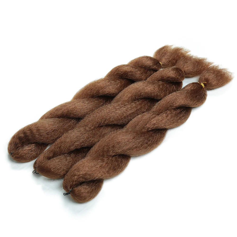 Synthetic Crochet Vixen Bundles 26 inch Kinky Straight Crochet Hair for Black Women Premium Synthetic Fibers Crochet Braids