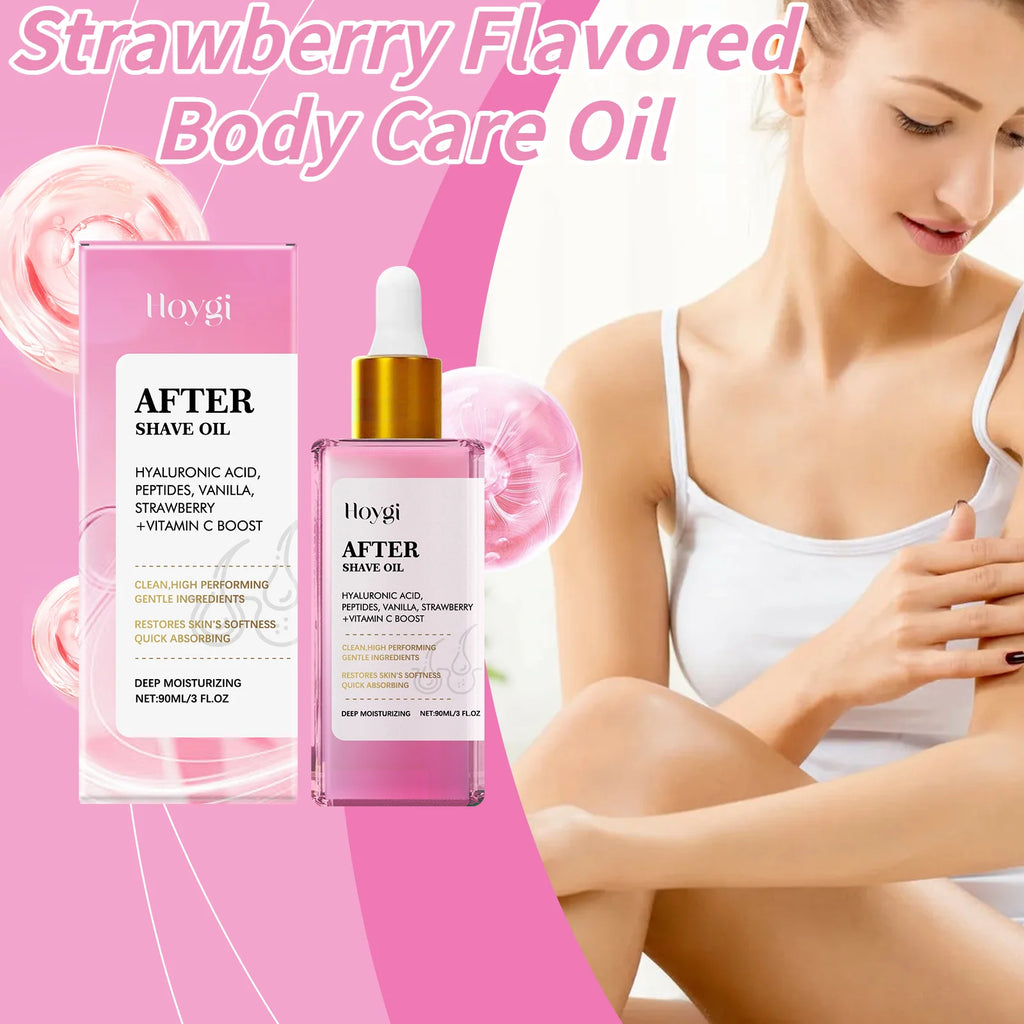 Strawberry Flavored Hair Aftershave Care Essential Oil Soothes The Skin Moisturizes&Nourishes Refreshing&Non Greasy Body CareOil
