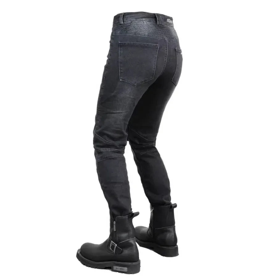 Women Motorcycle Pants, Riding Jeans, Anti-fall, Classic Motorcycle Rider Pants, Racing Pants for All Seasons