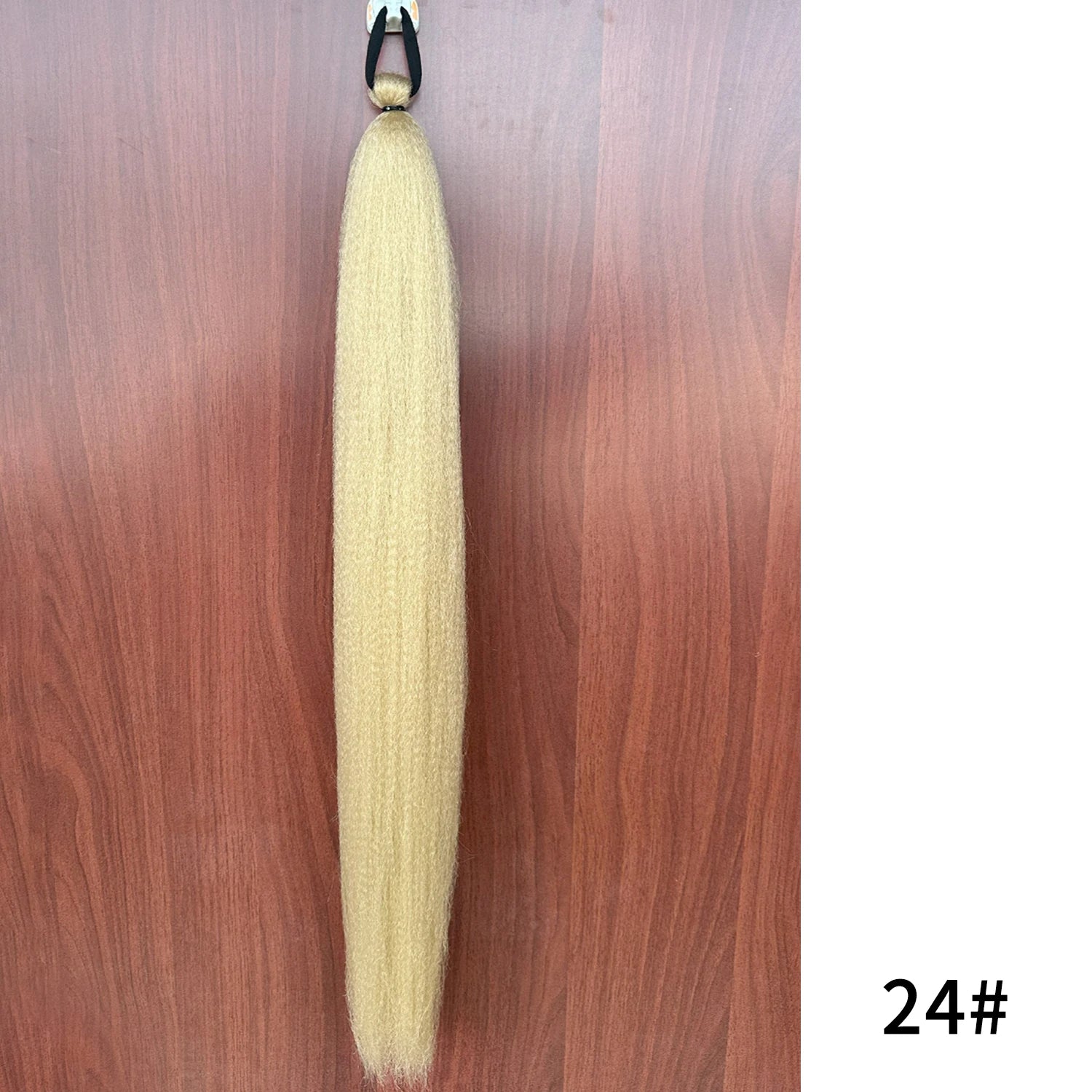 Synthetic Purple Ponytail Extension with Rubber Band Long Straight DIY Braided Pony Tail Hairpiece Women Hair Accessories