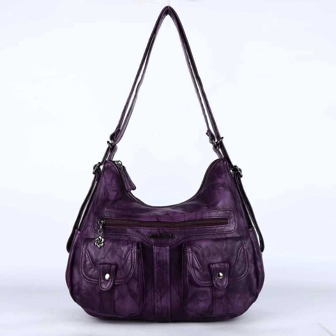 Handbags Fashion Women Shoulder Bag Soft PU Handbags Large Satchel Shopping Shoulder Bag Multifuctional Tote Bag