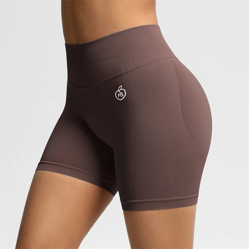 DARC·WOLVES Seamless Booty-Lift Biker Shorts — 3D Shaping Fit, High-Waist Compression for Women’s Workout & Everyday Style
