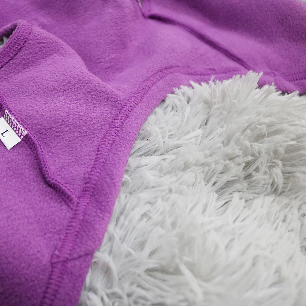 Winter Dog Clothes Soft Fleece Chihuahua Jacket French Bulldog Coat for Small Medium Dog Cat Warm Vest Puppy Pug Pet Apparel