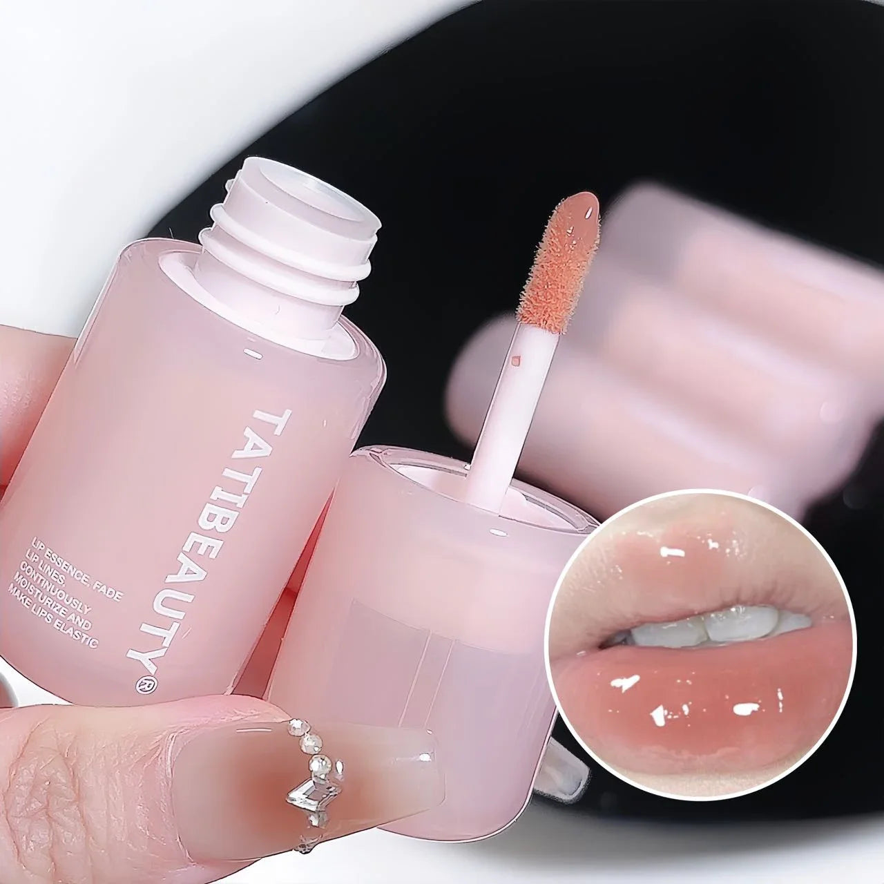 DIKALU Mirror Water Lip Gloss Crystal Jelly Lipstick Hydrating Plumping Moisturizing Colored Lip Tint Lips Care Makeup Beauty