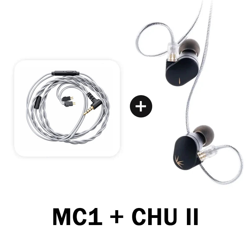 MOONDROP CHU II High-Performance Dynamic Driver IEMs | Interchangeable Cable In-Ear Headphones Precision-Tuned • Alloy Cavity • Audiophile-Grade Sound
