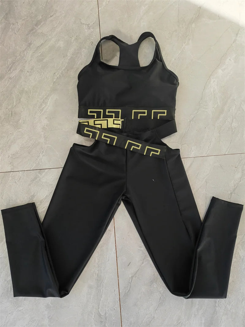 CHYXSB 2025 Two-Piece Surf & Yoga Set — Women’s High-Quality Vest & Long Pants Swimsuit Outfit