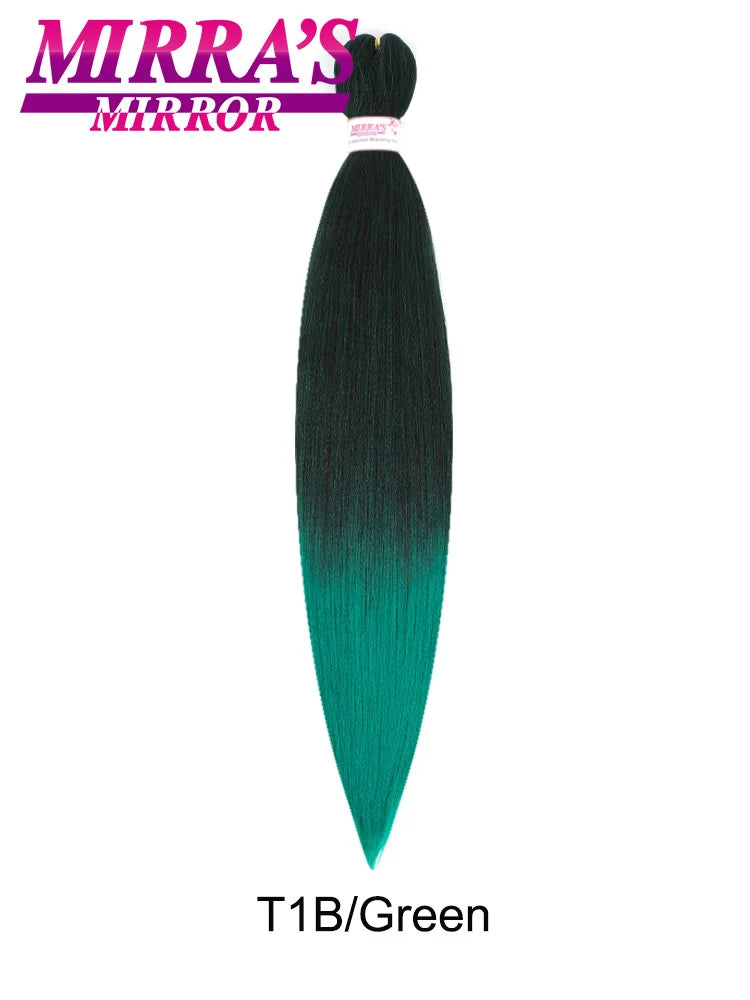 Synthetic Pre Stretched Braiding Hair Easy To Make Senegalese Box Braid Natural Soft Hair Bundles Blue Red Yellow Pink Braids