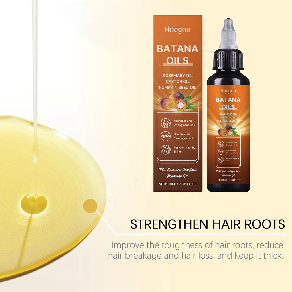 Hoegoa Batana & Rosemary Hair Growth Oil – 100ml Strengthening & Scalp Repair Treatment