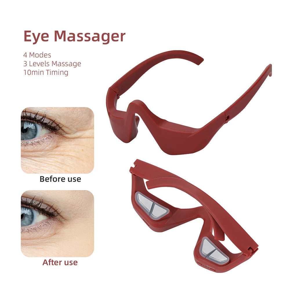 Eye Massager 3D Eyes Relax Massager Fatigue Relief Lighten Dark Circles Smooth Eye Fine Line Beauty Eye Care