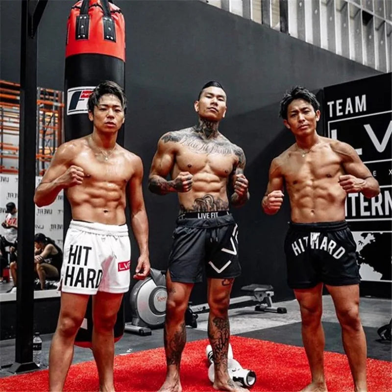 Men's Quick-Dry Breathable Workout Shorts Gym Running Basketball Training Bodybuilding Summer Fitness Athletic Jogger Shorts