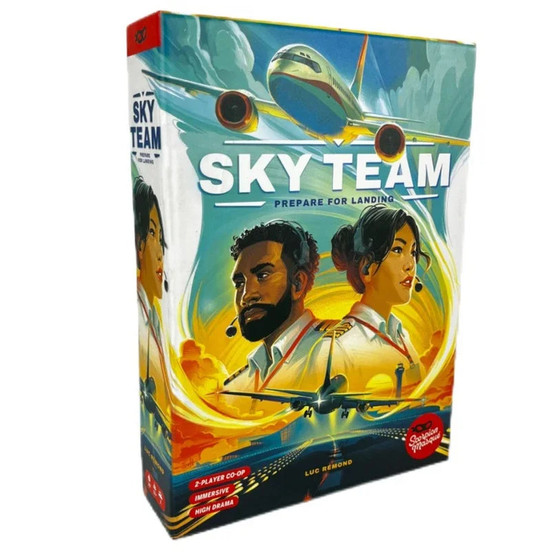 SKY TEAM And EXPANSION Board Game Turbulence 20 New Scenarios with Extra Rules and Modules for Enhanced Gameplay