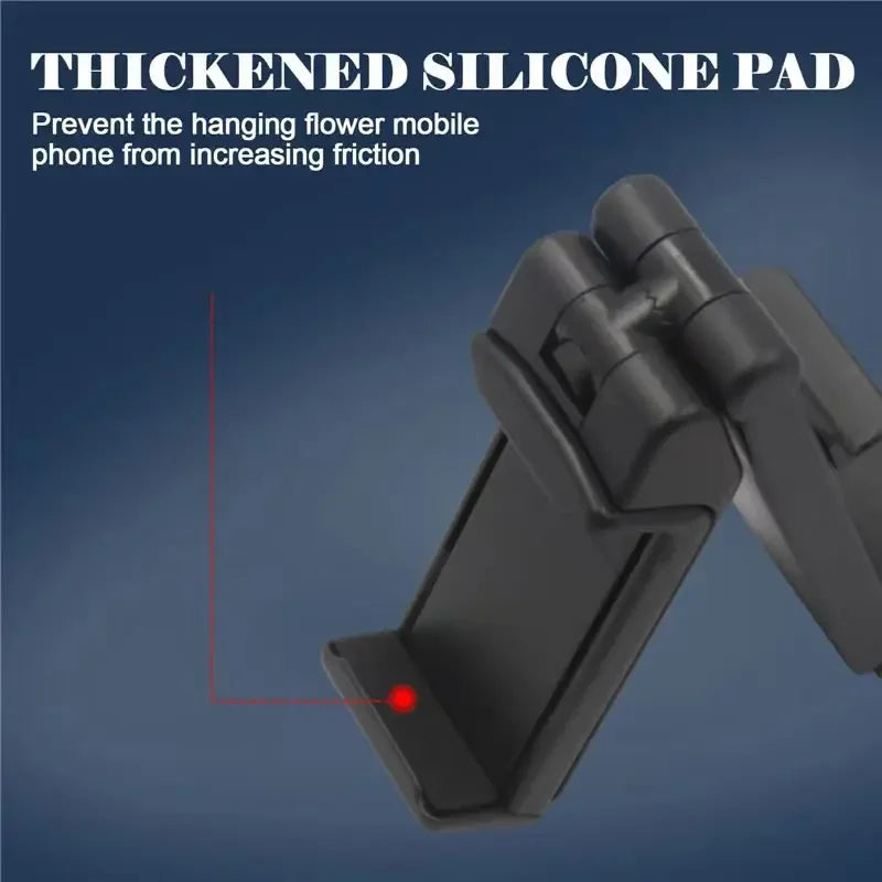 Portable Phone Mount for Traveling Stable Car Phone Holder Foldable Smartphone Holder on Train/Airplane Universal for 4.7-6.9in