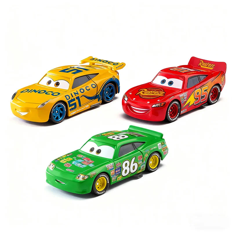 12Pcs Disney Pixar Cars Gift Box Metal Diecast lightning McQueen Car Model Toy Jackson Uncle Truck Boy Birthday Toys
