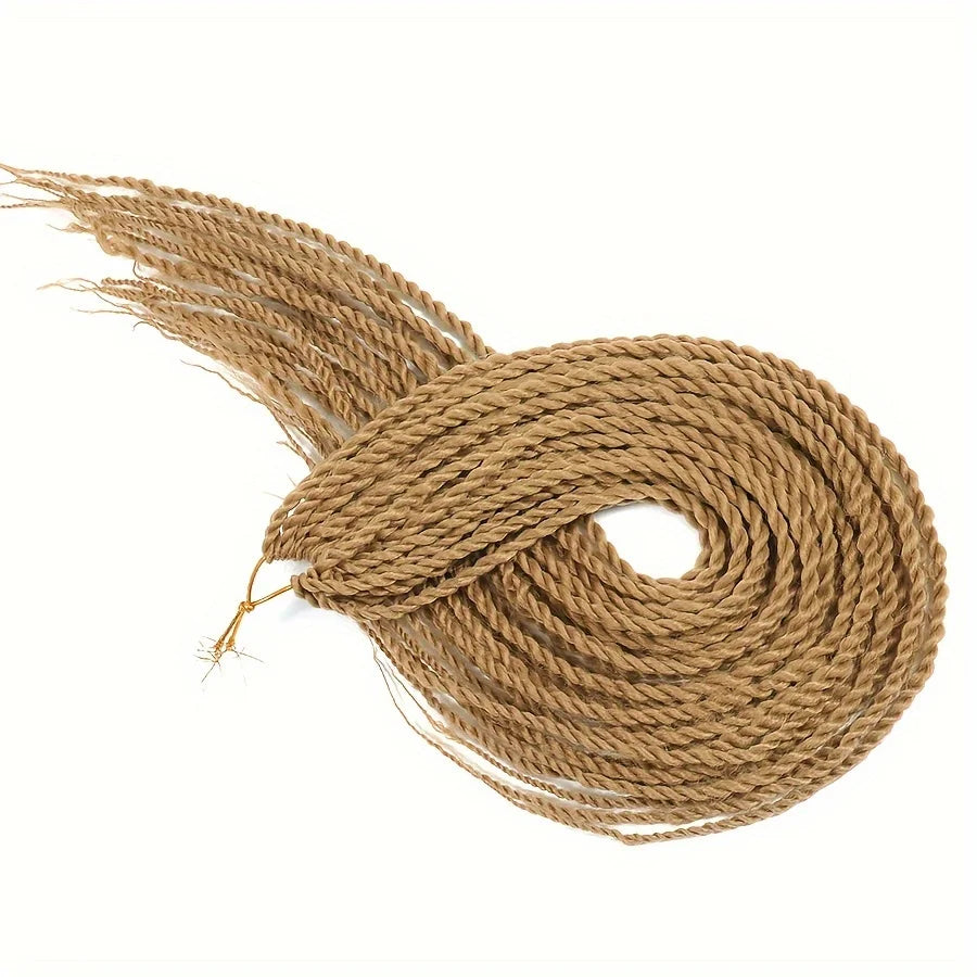 Senegalese Twist Hair Crochet Braided 24inch Synthetic Dreadlocks Crochet Hair Braids 30 Roots/Pack Senegalese Twist Box Braids