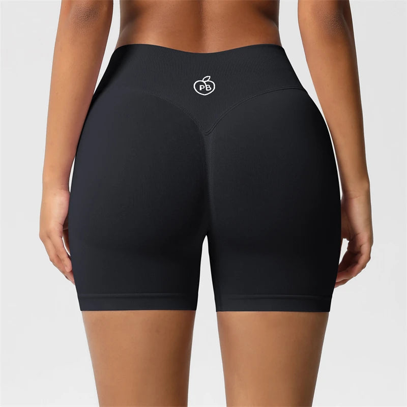 DARC·WOLVES Seamless Booty-Lift Biker Shorts — 3D Shaping Fit, High-Waist Compression for Women’s Workout & Everyday Style