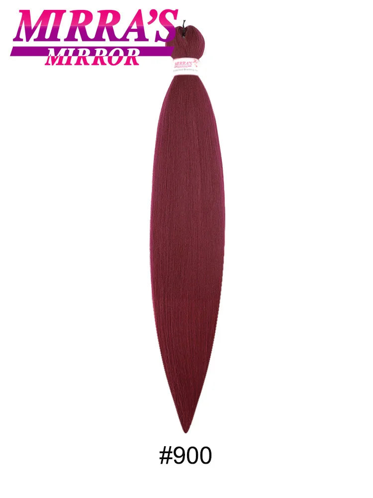 Synthetic Pre Stretched Braiding Hair Easy To Make Senegalese Box Braid Natural Soft Hair Bundles Blue Red Yellow Pink Braids