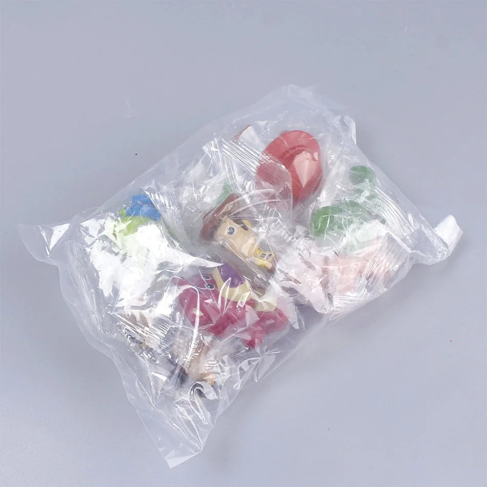 5cm 8pcs/set Disney Toys Story 4 Woody Buzz Lightyear Action Figure Anime Decoration Collection Figurine Toy Model For Children