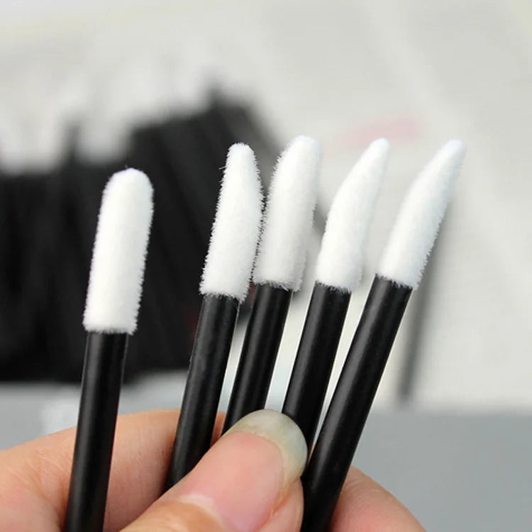 Wholesale 50/1000pcs Lip Brushes Applicators Eyelashes Brush Lipstick Brush Lip Gloss Applicator Wands Makeup Beauty Tool