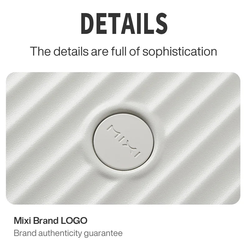 Mixi Large-Capacity Suitcase Trolley Case 26inch Checked in Hardside Rolling Wheels Luggage Wide Handle Travel Suitcases Trunk