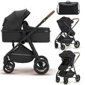 Baby 2 in 1 Baby Stroller Pushchair High Landscape Reversible Foldable Portable Stroller Newborn Pram