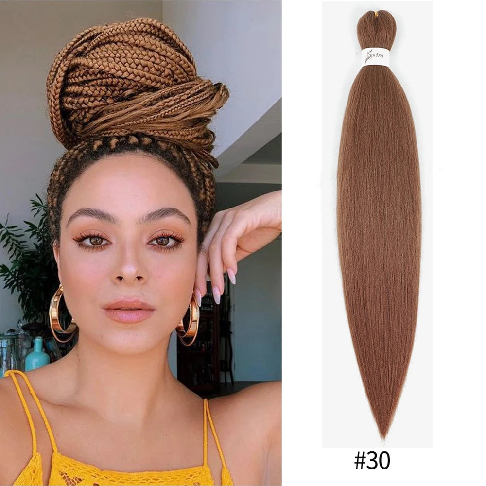 Braiding Hair Pre Stretched Synthetic Braid Extensions Jumbo Braid for Senegalese Passion Twist Box Braid Hair Bundles IPARTY
