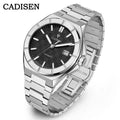 CADISEN 2026 Mens Watches Luxury Automatic Mechanical Watch For Men Japan MIYOTA 8215 Stainless Steel Sapphire Glass WristWatch