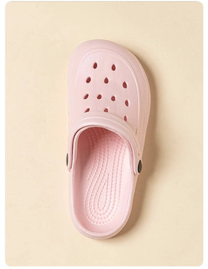 Women Home Slippers Men's Sandals Summer Garden Clogs Shoes Man Beach Slipper Outdoor Waterproof Soft Slides Casual Anti Slip