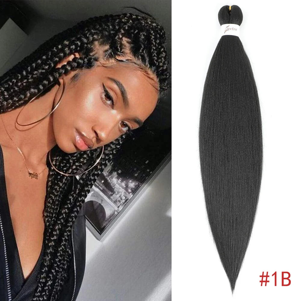 Braiding Hair Pre Stretched Synthetic Braid Extensions Jumbo Braid for Senegalese Passion Twist Box Braid Hair Bundles IPARTY