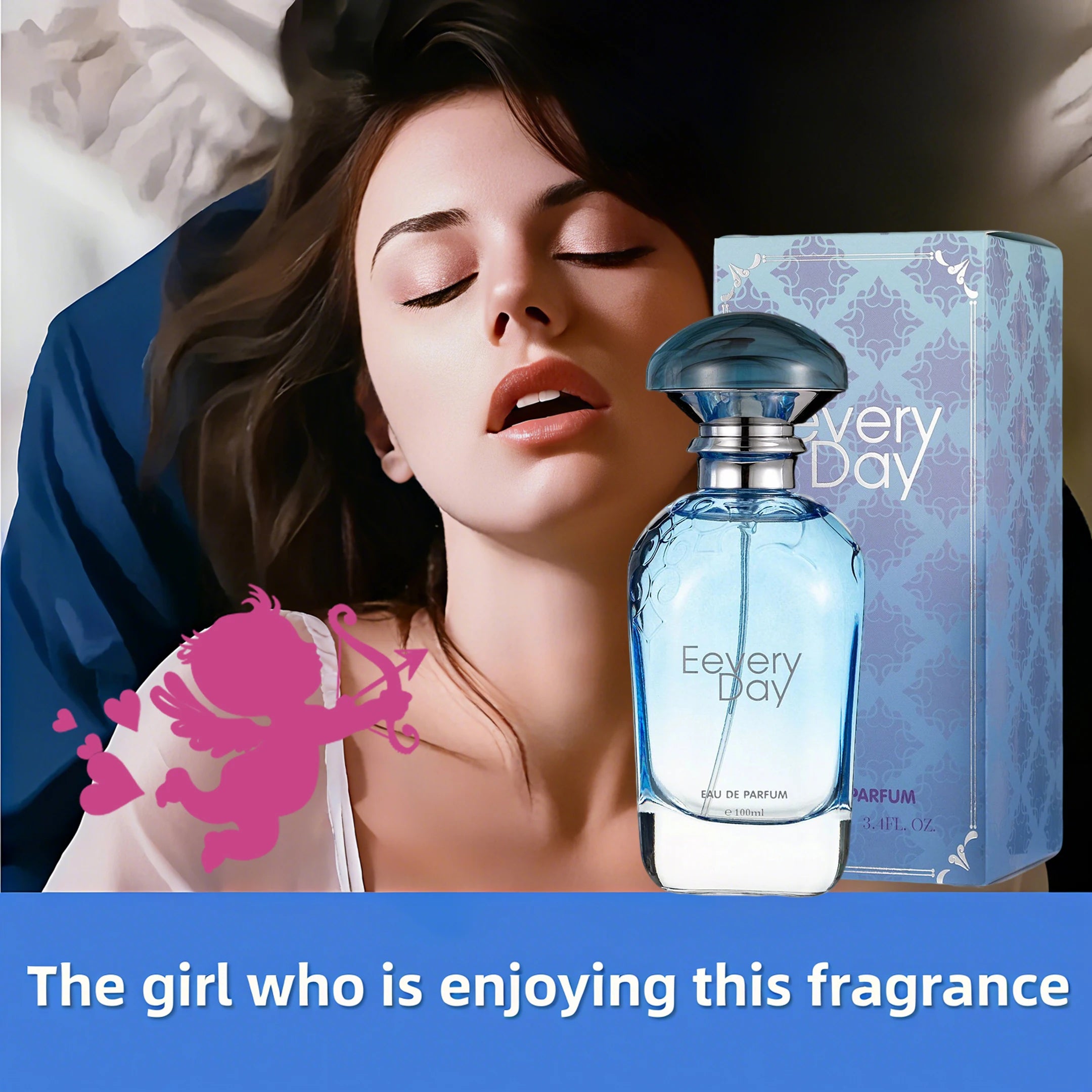 Perfume for Women, 100ML Spray Perfume with Floral, Fruits & Vanilla Scents, Long-Lasting Fragrance, Suitable for Daily Use