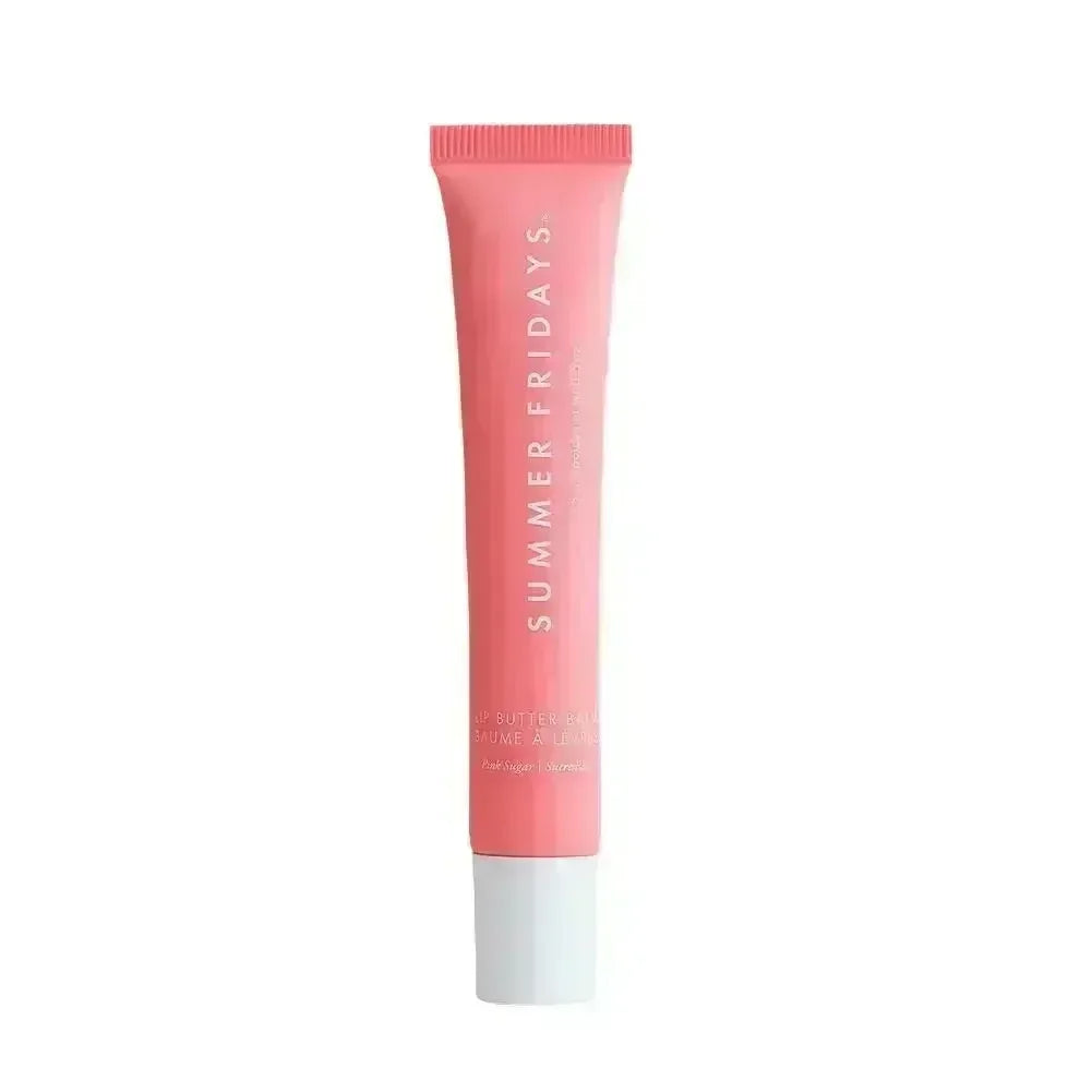 Summer Fridays Lip Balm Gloss — Moisturizing Mirror-Shine Lip Oil (Vanilla • Pink Sugar • Coffee Cake • Clear)