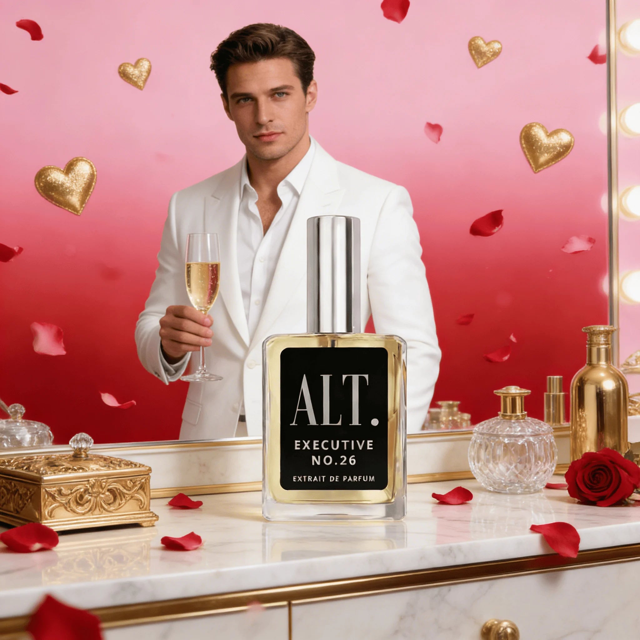 ALT Men's Eau De Toilette Perfume - Long-Lasting Luxury Cologne Suitable for Dates & Daily Wear, Executive No.26 Formula,