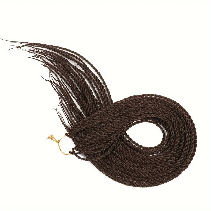 Senegalese Twist Hair Crochet Braided 24inch Synthetic Dreadlocks Crochet Hair Braids 30 Roots/Pack Senegalese Twist Box Braids
