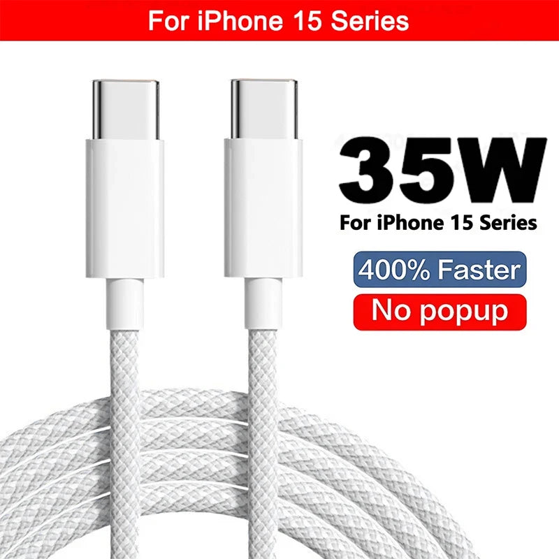 PD 30W USB Cable For Apple iPhone 15 14 13 12 11 Pro Max 7 8 Plus XS X XR Fast Charging USB C Cable Charge Date Wire Accessories