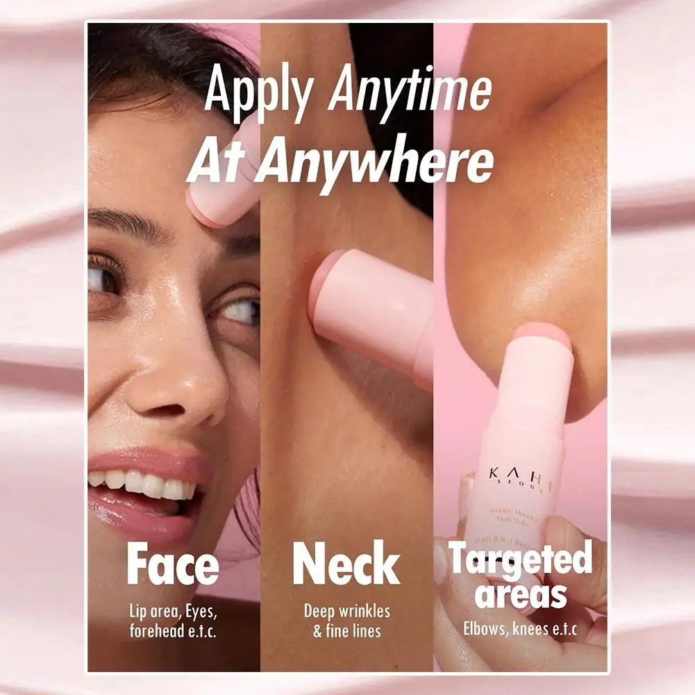 KAHI Wrinkle Bounce Multi Balm Facial Moisturizer All-in-One Hydrating Lip Balm Eye Cream Make Up Base Daily Face Moisturizer