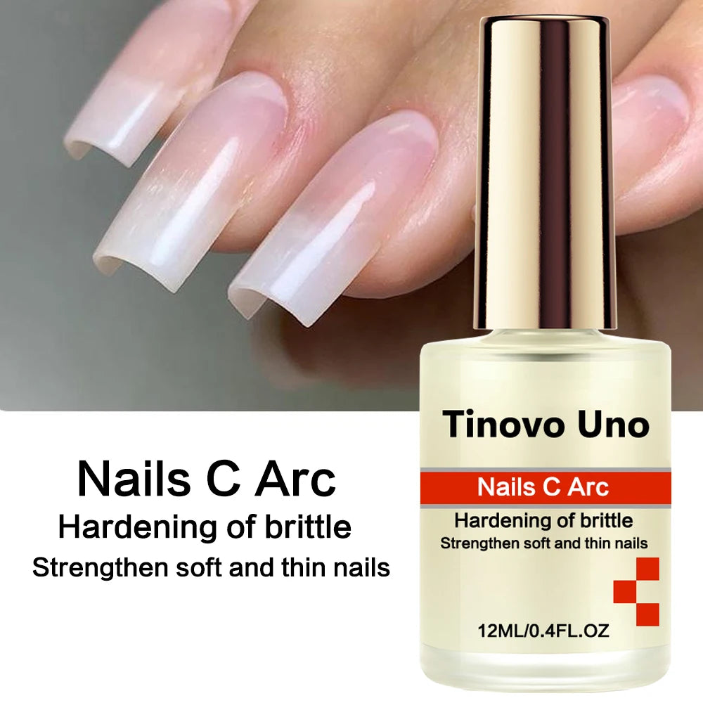Tinovo Uno Nail Polish Metallic Rose Gold Nail Strengthener Fast Drying Mirror Normal Nails Lacquer Varnish for Manicure Nailart