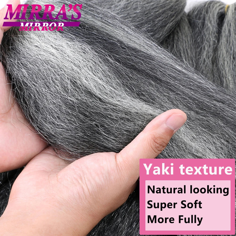 400G 24 Inch Long Jumbo Braiding Hair Super X Synthetic Jumbo Hair Extensions For Braiding African Twist Box Braids Blue Ombre